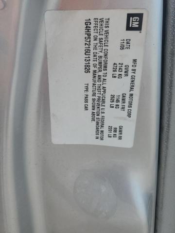 1G4HP57216U131826 - 2006 BUICK LUCERNE CX SILVER photo 13