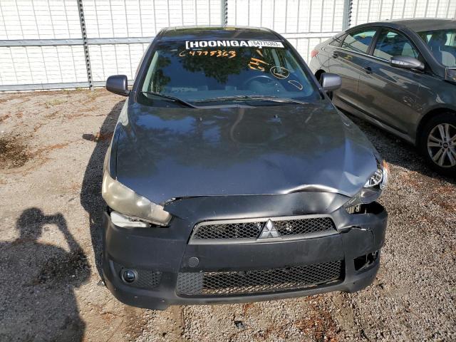 JA32U8FW4AU022468 - 2010 MITSUBISHI LANCER GTS GRAY photo 5