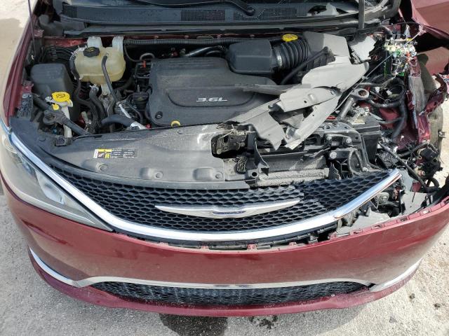 2C4RC1BG0HR644968 - 2017 CHRYSLER PACIFICA TOURING L BURGUNDY photo 12