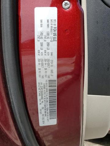 2C4RC1BG0HR644968 - 2017 CHRYSLER PACIFICA TOURING L BURGUNDY photo 13