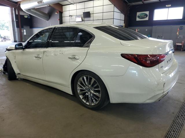 JN1EV7AR5KM554968 - 2019 INFINITI Q50 LUXE WHITE photo 2