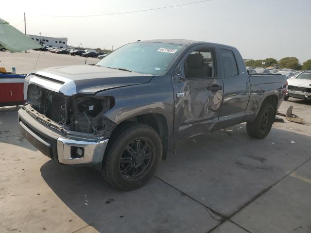 5TFUW5F13FX465336 - 2015 TOYOTA TUNDRA DOUBLE CAB SR/SR5 GRAY photo 1