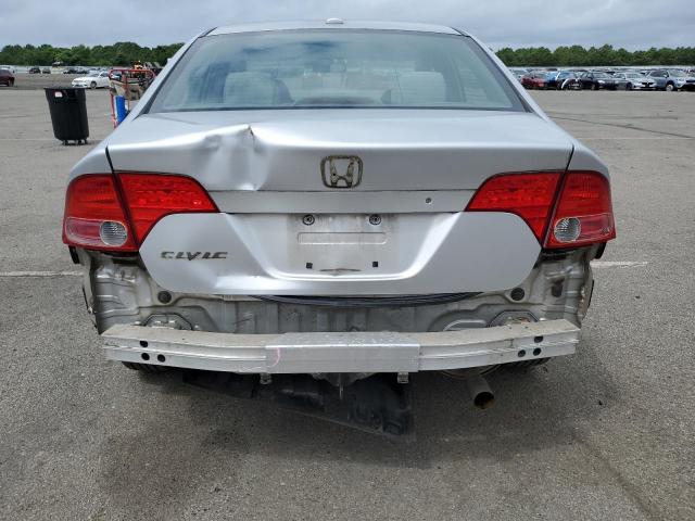 1HGFA16807L054709 - 2007 HONDA CIVIC EX SILVER photo 6