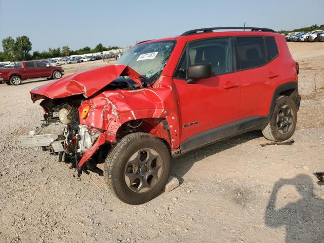 ZACCJBAB9HPE74749 - 2017 JEEP RENEGADE SPORT RED photo 1