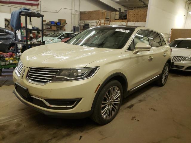 2LMTJ8LR7GBL44288 - 2016 LINCOLN MKX RESERVE BEIGE photo 1