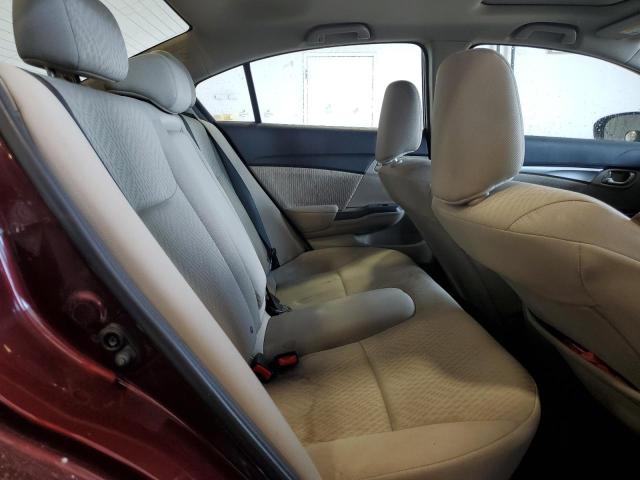 19XFB2F84EE264897 - 2014 HONDA CIVIC EX BURGUNDY photo 10