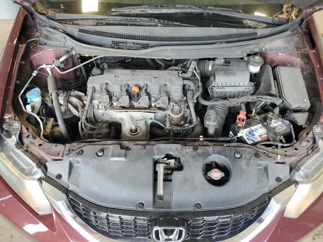 19XFB2F84EE264897 - 2014 HONDA CIVIC EX BURGUNDY photo 11