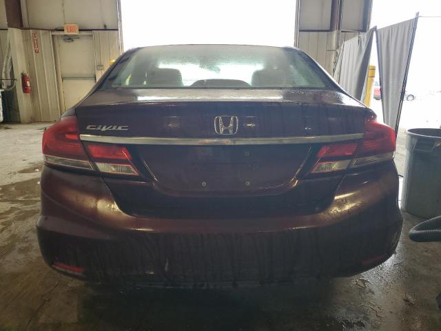 19XFB2F84EE264897 - 2014 HONDA CIVIC EX BURGUNDY photo 6