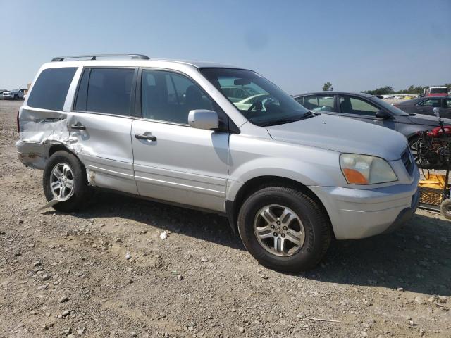 2HKYF18614H576351 - 2004 HONDA PILOT EXL SILVER photo 4