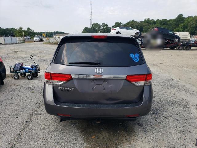 5FNRL5H46EB009653 - 2014 HONDA ODYSSEY EX GRAY photo 6