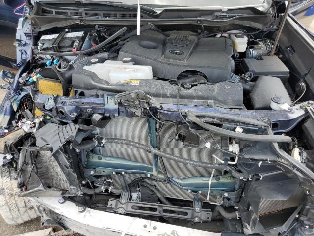 5TFNA5DB6NX009747 - 2022 TOYOTA TUNDRA CREWMAX PLATINUM Blau Foto 11