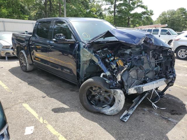 5TFNA5DB6NX009747 - 2022 TOYOTA TUNDRA CREWMAX PLATINUM Blau Foto 4