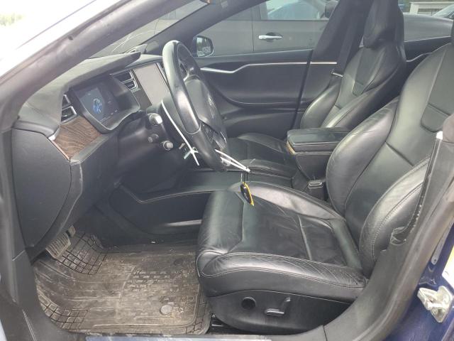 5YJSA1E23HF192341 - 2017 TESLA MODEL S Синій фото 7