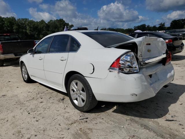 2G1WA5EK5A1199821 - 2010 CHEVROLET IMPALA LS WHITE photo 2