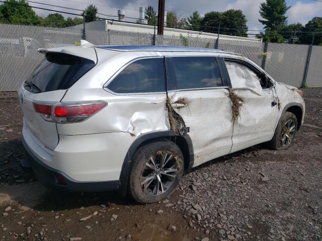 5TDJKRFH1GS279143 - 2016 TOYOTA HIGHLANDER XLE WHITE photo 3
