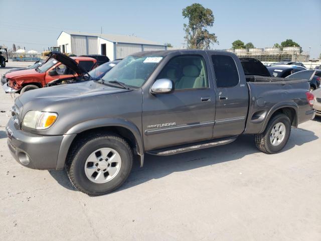 5TBRT34154S447339 - 2004 TOYOTA TUNDRA ACCESS CAB SR5 GRAY photo 1