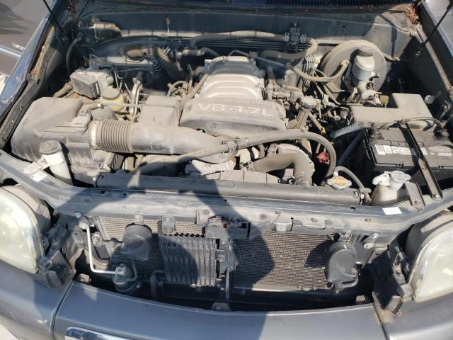 5TBRT34154S447339 - 2004 TOYOTA TUNDRA ACCESS CAB SR5 GRAY photo 11