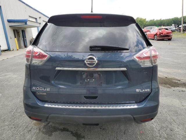 5N1AT2MV3GC869595 - 2016 NISSAN ROGUE S BLUE photo 6