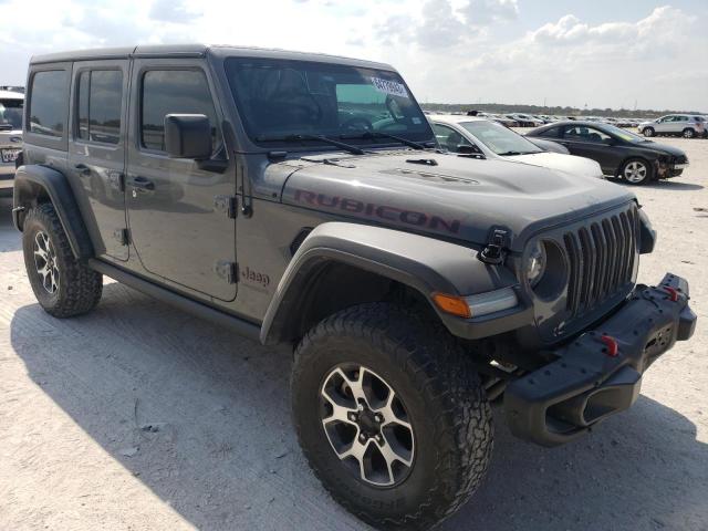 1C4HJXFN0LW224186 - 2020 JEEP WRANGLER RUBICON GRAY photo 4