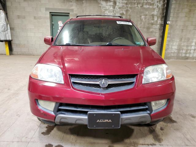 2HNYD186X2H505056 - 2002 ACURA MDX TOURING RED photo 5