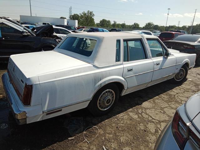 1LNBM81F1KY800501 - 1989 LINCOLN TOWN CAR WHITE photo 3