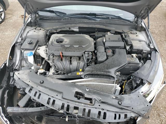 5XXGU4L36HG164444 - 2017 KIA OPTIMA EX GRAY photo 11