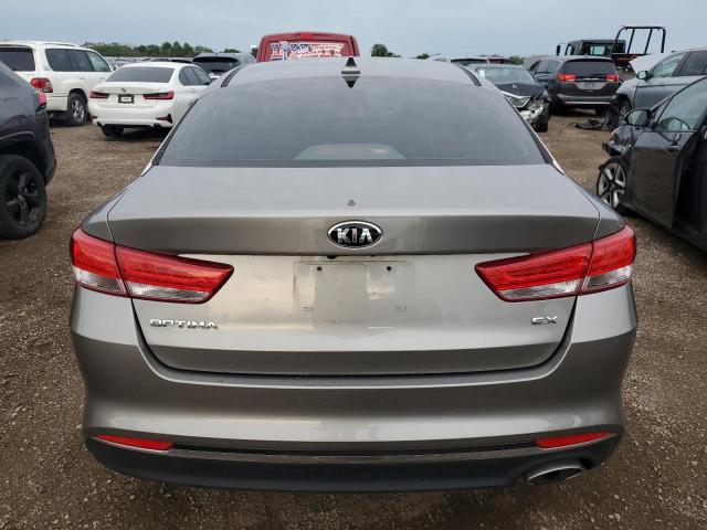5XXGU4L36HG164444 - 2017 KIA OPTIMA EX GRAY photo 6
