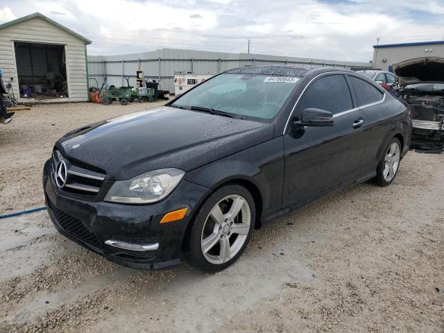 WDDGJ4HB0DF969556 - 2013 MERCEDES-BENZ C 250 BLACK photo 1