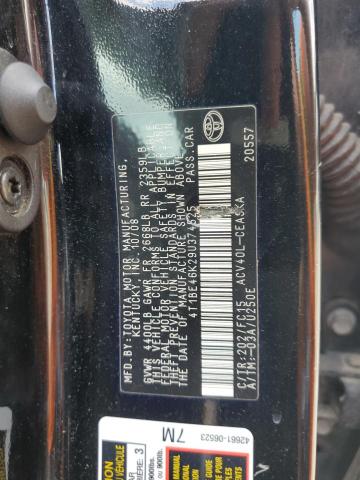 4T1BE46K29U374525 - 2009 TOYOTA CAMRY BASE BLACK photo 13