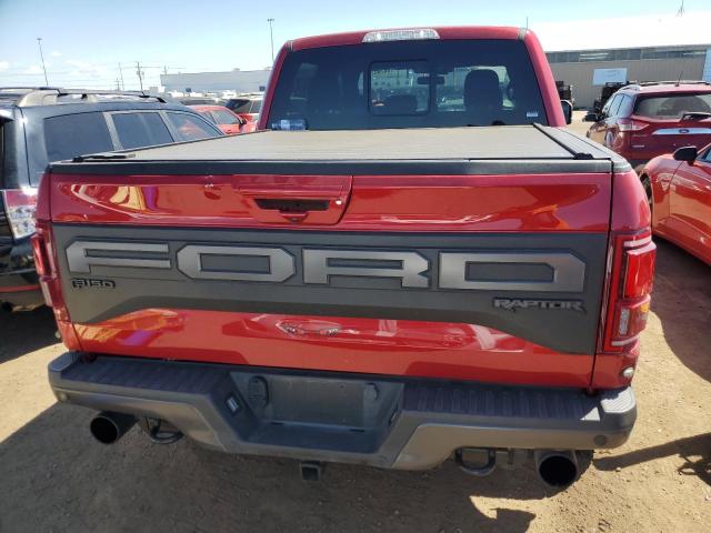 1FTFW1RG8LFA39127 - 2020 FORD F150 RAPTOR RED photo 6