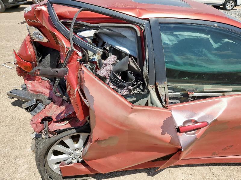 1NXBU4EE4AZ242210 - 2010 TOYOTA COROLLA BASE RED photo 10