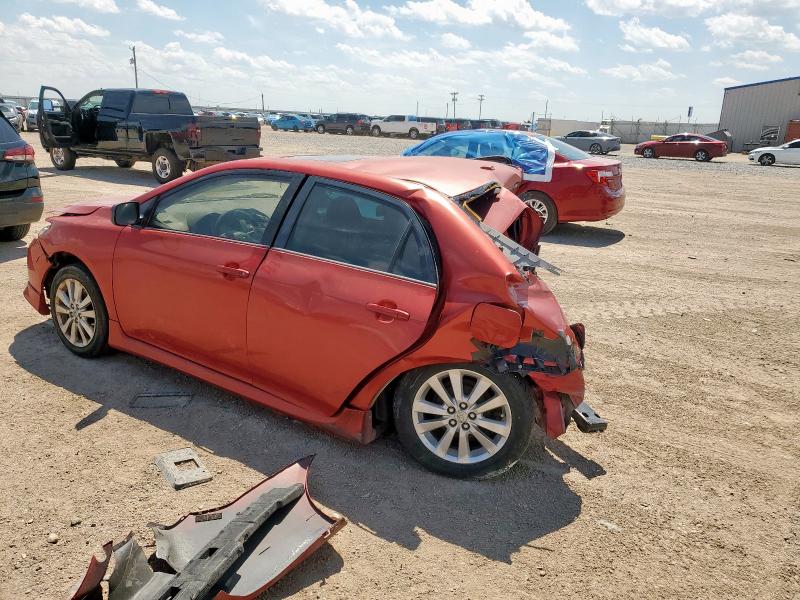 1NXBU4EE4AZ242210 - 2010 TOYOTA COROLLA BASE RED photo 2