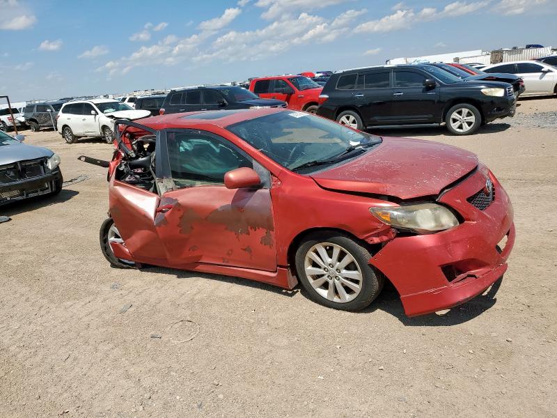 1NXBU4EE4AZ242210 - 2010 TOYOTA COROLLA BASE RED photo 4