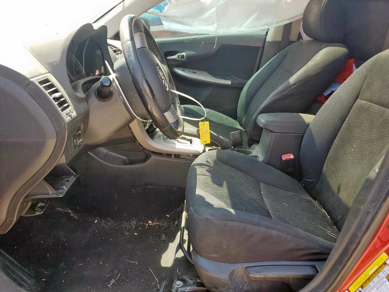 1NXBU4EE4AZ242210 - 2010 TOYOTA COROLLA BASE RED photo 7