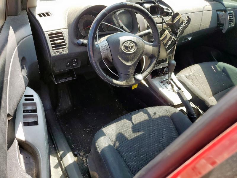 1NXBU4EE4AZ242210 - 2010 TOYOTA COROLLA BASE RED photo 8