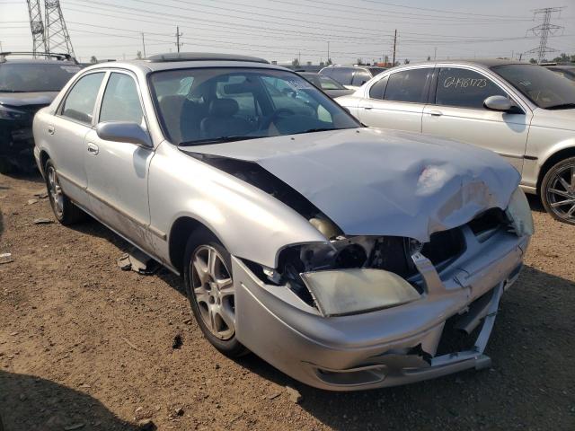 1YVGF22FX25274980 - 2002 MAZDA 626 ES SILVER photo 4