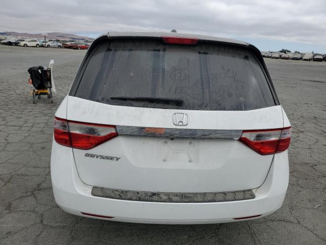 5FNRL5H61CB097333 - 2012 HONDA ODYSSEY EXL WHITE photo 6