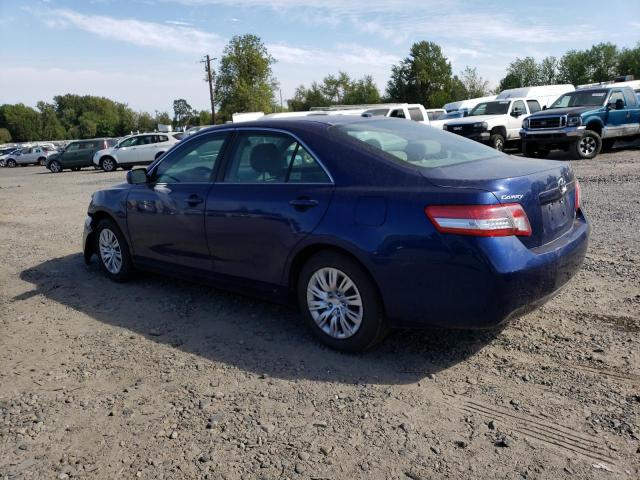 4T1BF3EK0BU764036 - 2011 TOYOTA CAMRY BASE BLUE photo 2