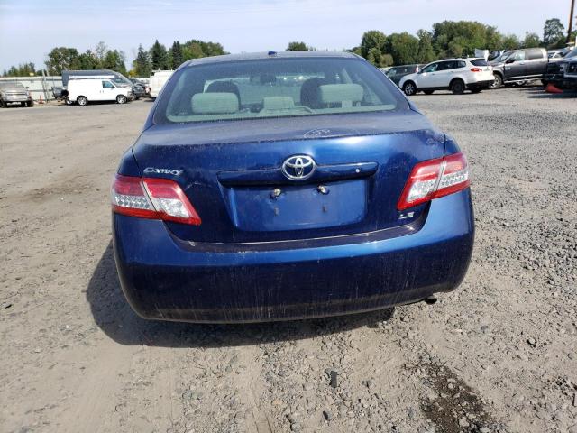 4T1BF3EK0BU764036 - 2011 TOYOTA CAMRY BASE BLUE photo 6