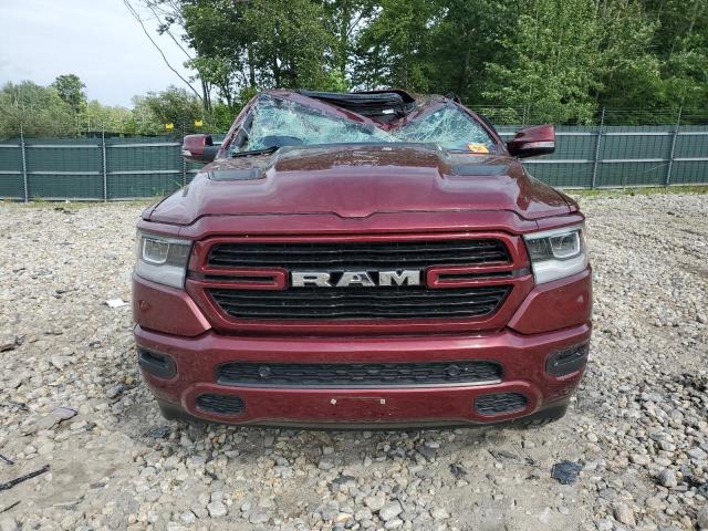 1C6SRFJT2KN774421 - 2019 RAM 1500 LARAMIE BURGUNDY photo 5