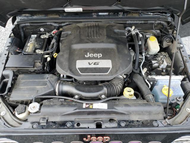 1C4BJWEG0GL239040 - 2016 JEEP WRANGLER U SAHARA შავი ფოტო 11