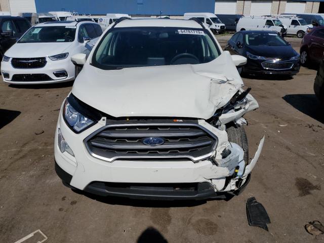 MAJ3S2GE3LC340207 - 2020 FORD ECOSPORT SE WHITE photo 5