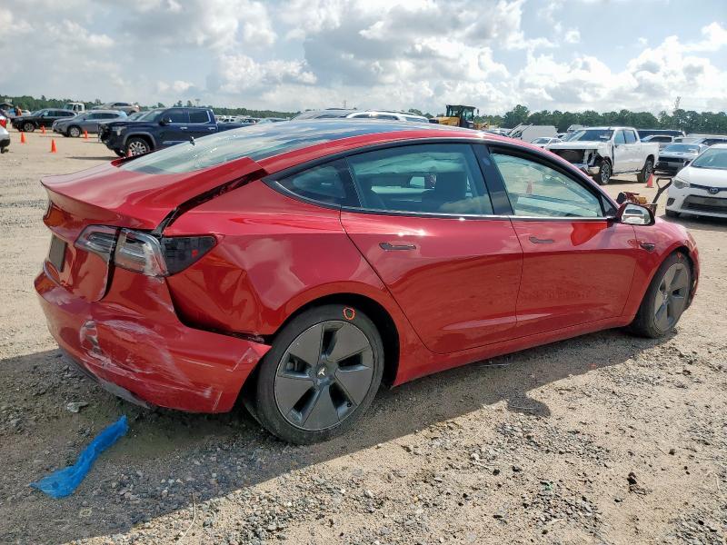 5YJ3E1EA1PF693369 - 2023 TESLA MODEL 3 RED photo 3