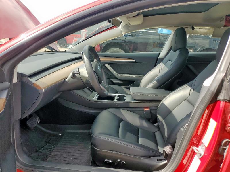 5YJ3E1EA1PF693369 - 2023 TESLA MODEL 3 RED photo 7