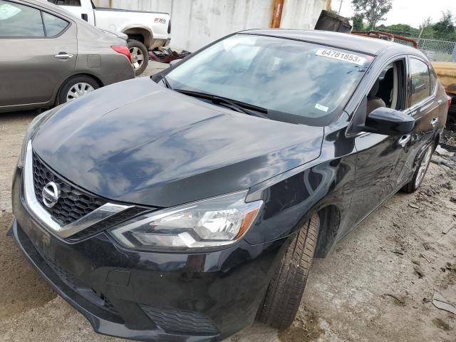 3N1AB7AP3KL603732 - 2019 NISSAN SENTRA S BLACK photo 1