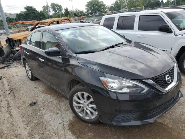 3N1AB7AP3KL603732 - 2019 NISSAN SENTRA S BLACK photo 4