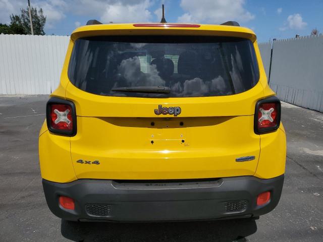 ZACCJBBTXFPB27919 - 2015 JEEP RENEGADE LATITUDE YELLOW photo 6