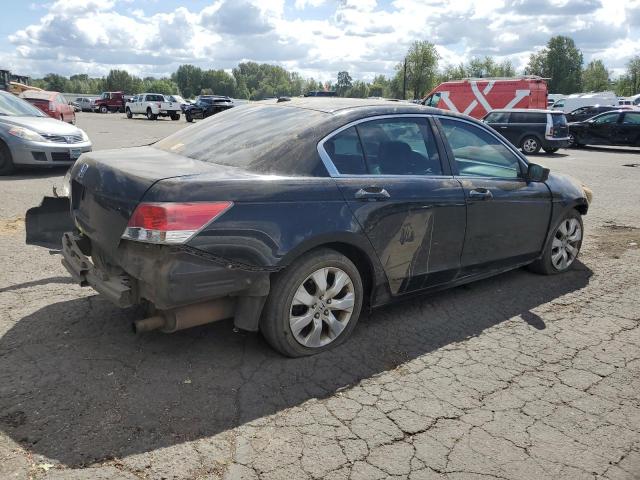 1HGCP26888A002054 - 2008 HONDA ACCORD EXL BLACK photo 3