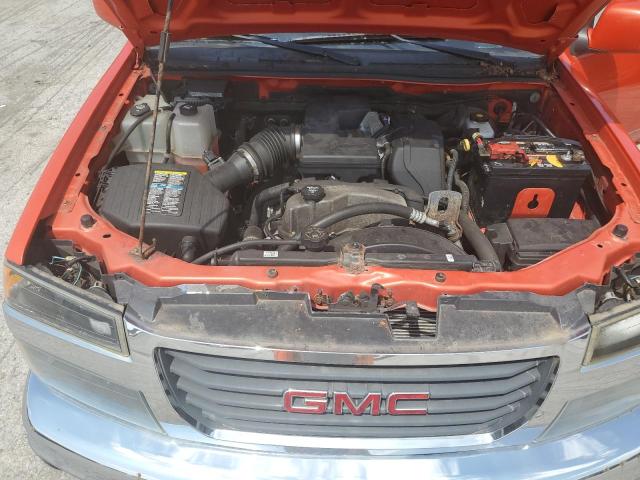 1GTCS19E798110411 - 2009 GMC CANYON ORANGE photo 11