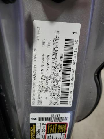 5TFSX5EN3HX054305 - 2017 TOYOTA TACOMA ACCESS CAB 银色 照片 12